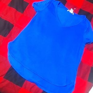 Royal blue shirt